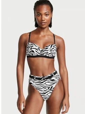 Victoria’s Secret Zebra swim set Size M